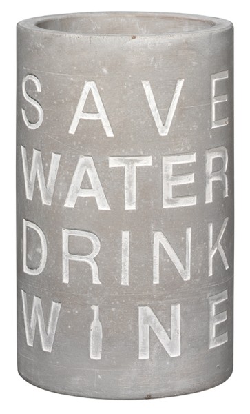 Weinkühler Save Water drink wine